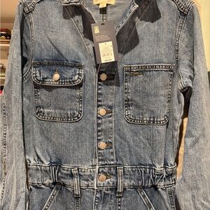 Universal Thread Blue Denim Jumpsuit